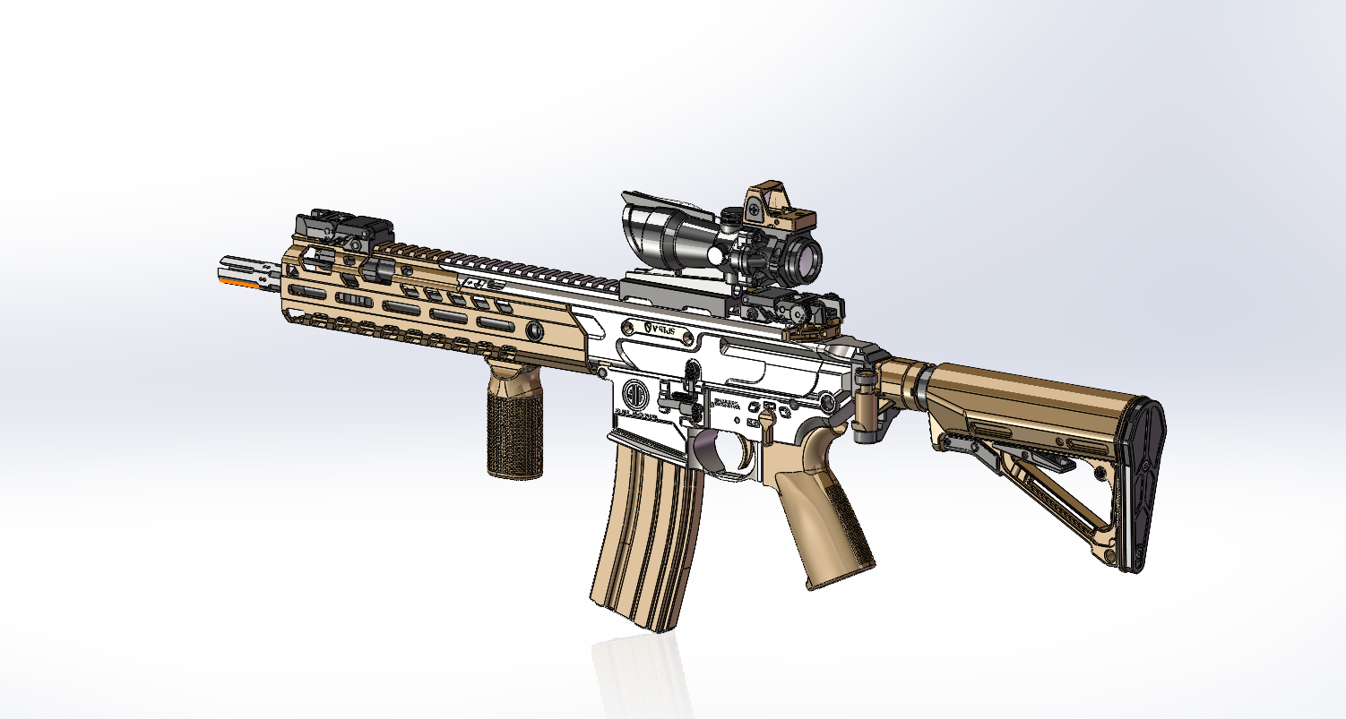 SIG MCX VIRTUS建模模型